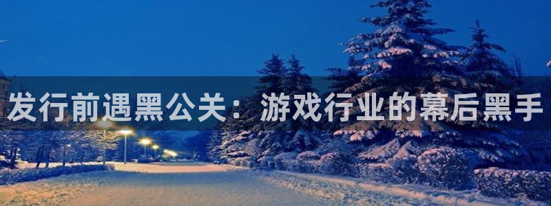 新宝GG官网注册方法是什么意思：发行前遇黑公关：游戏行业的幕后黑手