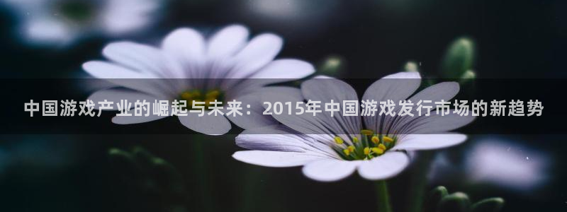 新宝GG官网的奇趣腾讯是真的吗：中国游戏产业的崛起与未来：2015年中国游戏发行市场的新趋势